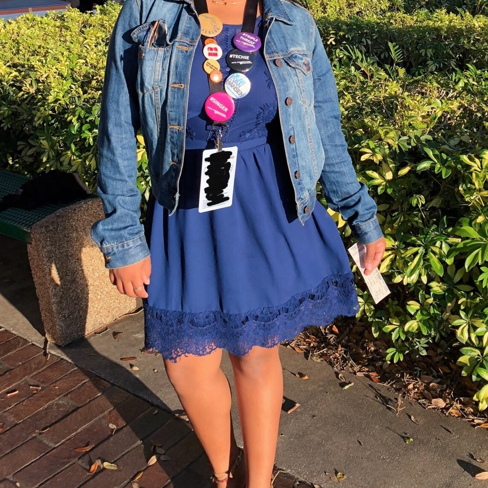 Navy Blue Dress
